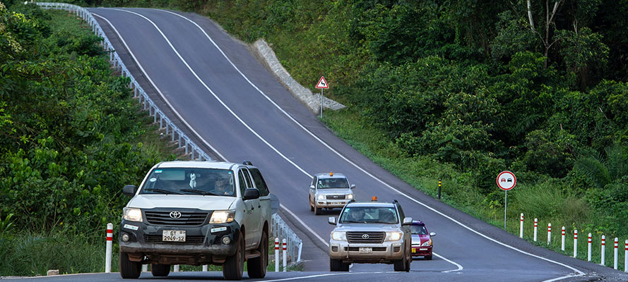 33-km Tarkwa-Damang road